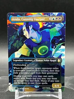 Azula, Cunning Usurper (Borderless) Non-foil NM. Avatar The Last Airbender - Image 1