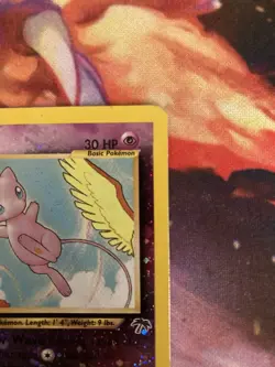 Mew Southern Islands Reverse Holo 1/18 Pokemon Card Promo LP/MP+ W/ Swirl - Image 4