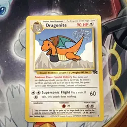 Pokemon Dragonite Rare 1999 Film Black Star Promo Card #5 NM - Image 1