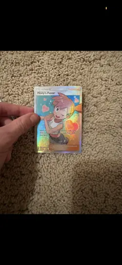 Pokemon TCG Misty's Favor Full Art Card Sun & Moon Unified Minds LP - Image 4