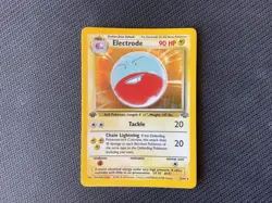 1st edition Electrode 02/64 MP Jungle Holo Rare Pokemon Card 1999 - Image 2