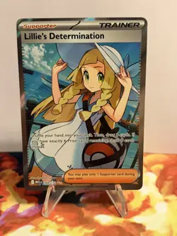 Pokemon TCG Mega Evolution Lillie’s Determination Full Art Trainer Card 169/132 - Image 2