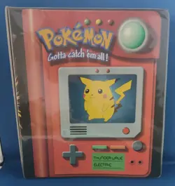 Vintage Pokemon Binder with Cards 1995-2000 Multiple Quantities See Description - Image 1