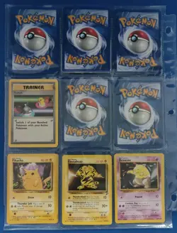 Vintage Pokemon Binder with Cards 1995-2000 Multiple Quantities See Description - Image 4
