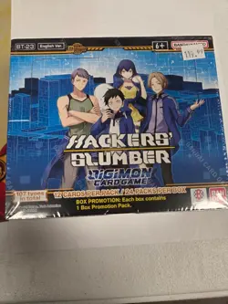DIGIMON CARD GAME: Hackers' Slumber Booster Box BT23 English Version Sealed - Image 1