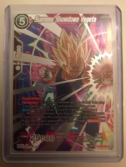 Dragon Ball Super Card Game - TB2-005 SPR - Supreme Showdown Vegeta *Near Mint* - Image 1