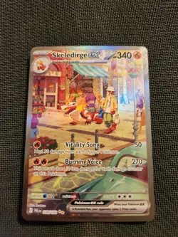 Pokemon TCG Skeledirge EX 258/193 Special Illustration Rare Paldea Evolved - Image 1