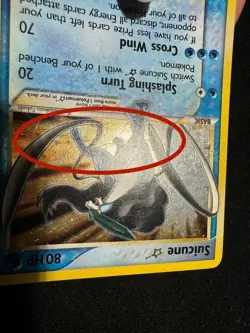 2005 Pokemon EX Unseen Forces Suicune Holo Gold Star #115/115 - Image 4