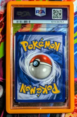 2005 POKEMON EX UNSEEN FORCES GOLD STAR #114 RAIKOU HOLO PSA 7 - Image 5