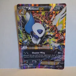 M Absol EX #XY63 JUMBO OVERSIZED Card Pokemon Promo - Pokemon TCG LP - Image 1