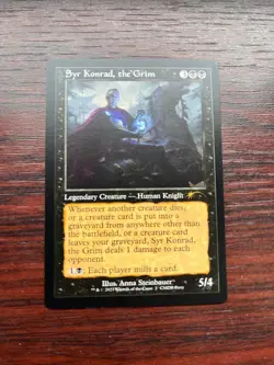 1x SYR KONRAD, THE GRIM - THrone of Eldraine/Promo - MTG - Magic the Gathering - Image 2