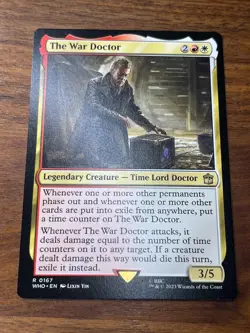 1x THE WAR DOCTOR - Doctor WHo - MTG - Magic the Gathering - Image 1