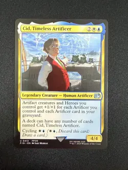 Cid, Timeless Artificer (413) - Final Fantasy (Magic the Gathering) NM - Image 1