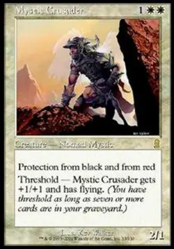 *MRM* FR/VF Chevalier Sacre Mystique - Mystic Crusader MTG ODY - Image 1