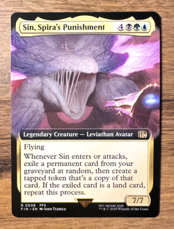 Magic MTG Final Fantasy Sin, Spira's Punishment #508 FIN *NON-FOIL* Extended Art - Image 1