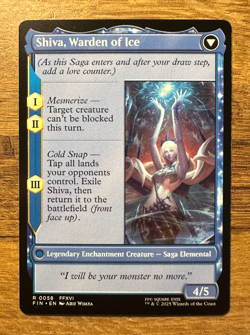 Magic MTG Final Fantasy Jill, Shiva's Dominant #58 FIN *NON-FOIL* Rare - Image 2