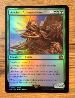 Magic MTG Final Fantasy Ancient Adamantoise #172 *FOIL* Mythic Rare - Image 1