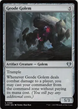 Geode Golem U Commander Masters 386 NM MTG - Image 1