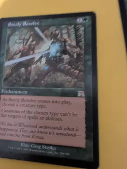 Steely Resolve. Enchantment. Magic the Gathering Card. Onslaught. Rare - Image 3