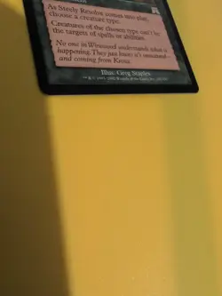 Steely Resolve. Enchantment. Magic the Gathering Card. Onslaught. Rare - Image 5