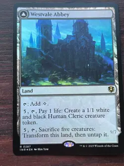 1x FOIL WESTVALE ABBEY - Innistrad - MTG - Magic the Gathering - Image 1