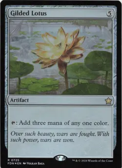 Gilded Lotus - FOIL - R Foundations 725 - MTG - Image 1