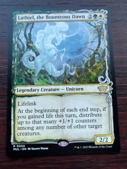 1x SHOWCASE LATHIEL, THE BOUNTEOUS DAWN - Commander - MTG - Magic the Gathering - Image 1
