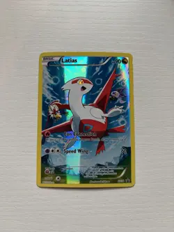 Pokemon Latias TCG Full Art Black Star Holo Promo Card XY78 - Image 1