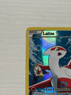 Pokemon Latias TCG Full Art Black Star Holo Promo Card XY78 - Image 2