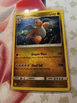 Pokemon Card TCG - Dragonite 96/149 Cosmos Holo Exclusive Sun & Moon Near Mint - Image 1