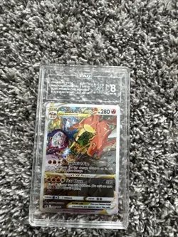Pokemon 2022 SWSH Black Star Promo #262 Charizard VSTAR Tag 8 - Image 1