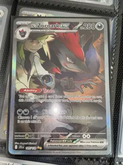 N's Zoroark ex 185/159 Pokemon Journey Together NM - Image 1