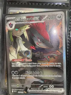 N's Zoroark ex 185/159 Pokemon Journey Together NM - Image 2