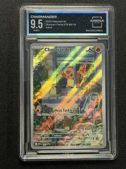 Pokemon: S&V Obsidian Flames - Charmander #044 Black Star Promo - Arena Club 9.5 - Image 1
