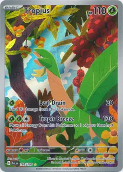 NM-Mint Tropius - 195/193 - Illustration Rare Pokemon Paldea Evolved - Image 1