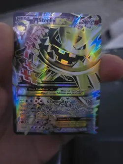 2016 Pokemon XY Steam Siege Mega M Steelix Full Art Ultra Rare EX 109/114 NM!! - Image 3