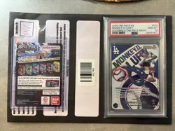 2025 ONE PIECE PROMOS DODGERS X ONE PIECE NIGHT #010 MONKEY D. LUFFY PSA 10. - Image 3