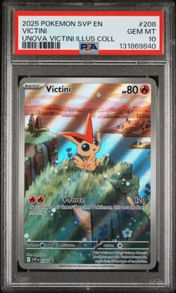 Victini 208 Sv: Scarlet & Violet Promo Cards Holo Gem Mint PSA 10 - Image 1