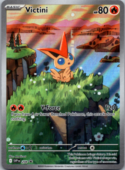 Victini 208 Sv: Scarlet & Violet Promo Cards Holo Pokemon TCG Near Mint - Image 1