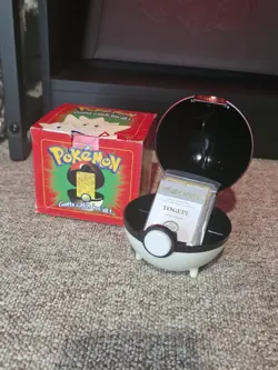 1999 Burger King Pokemon Togepi Gold Plated Card 23K Official With Box And Ball - Image 1