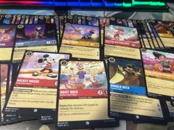 Disney Lorcana Cards 100 Bulk Mixed Card Lot TCG Chapter 1-10 C/UC/R/ FOILS - Image 2