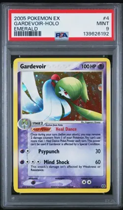 Gardevoir EX Emerald Holo 4/106 PSA 9 MINT Rare Pokemon TCG Card - Image 1