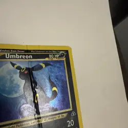 Pokemon Umbreon Holo Rare TCG Card 13/75 Neo Discovery Damaged/ HP - Image 5