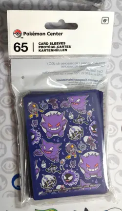 Pokemon Center Card Sleeves - Ghostly Gathering (65 Count) Factory Sealed - Image 3