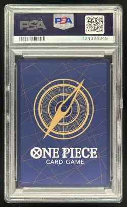 2025 One Piece OP10 EN Monkey D. Luffy Alternate Art #118 PSA 9 Mint - Image 2