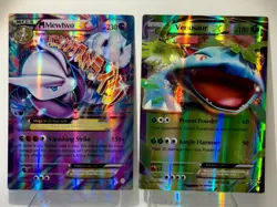POKEMON: Mewtwo ex & Venusaur ex JUMBO Collector Cards *NOTE 4 PARENTS BELOW* - Image 1