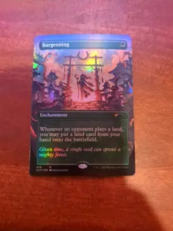 MTG: Burgeoning BORDERLESS FOIL #408, NM Secret Lair Drop Chase Enchantment Card - Image 3