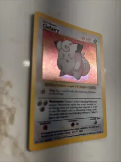 Pokemon TCG Clefairy Holo Card Base Set, Shadowless Rare, 5/102 NM/LP - Image 3