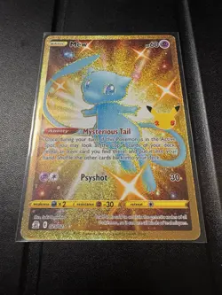 Pokemon TCG Celebrations Mew Gold Full Art Holo Card 25/25 Secret Rare - Image 5