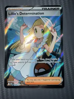 Pokemon TCG Lillie's Determination Trainer Card Holo Rare 169/132 NM Ungraded - Image 1